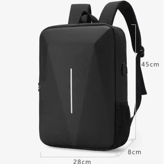 Mochila Executiva Luxo e Conforto - Notebook 15", Impermeável, Porta USB e Trava TSA