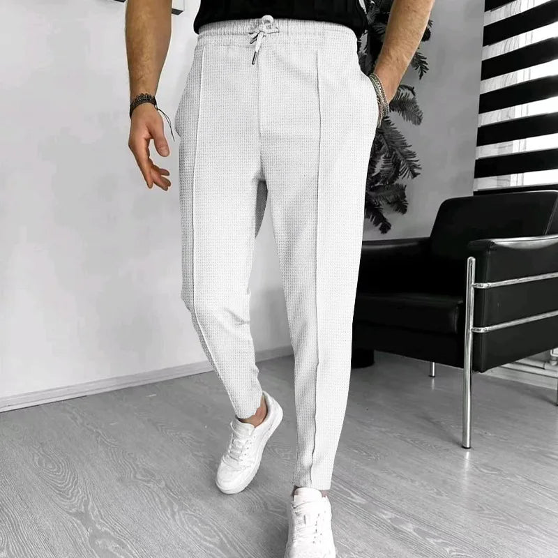 Calça Moletom Xadrez Waffle