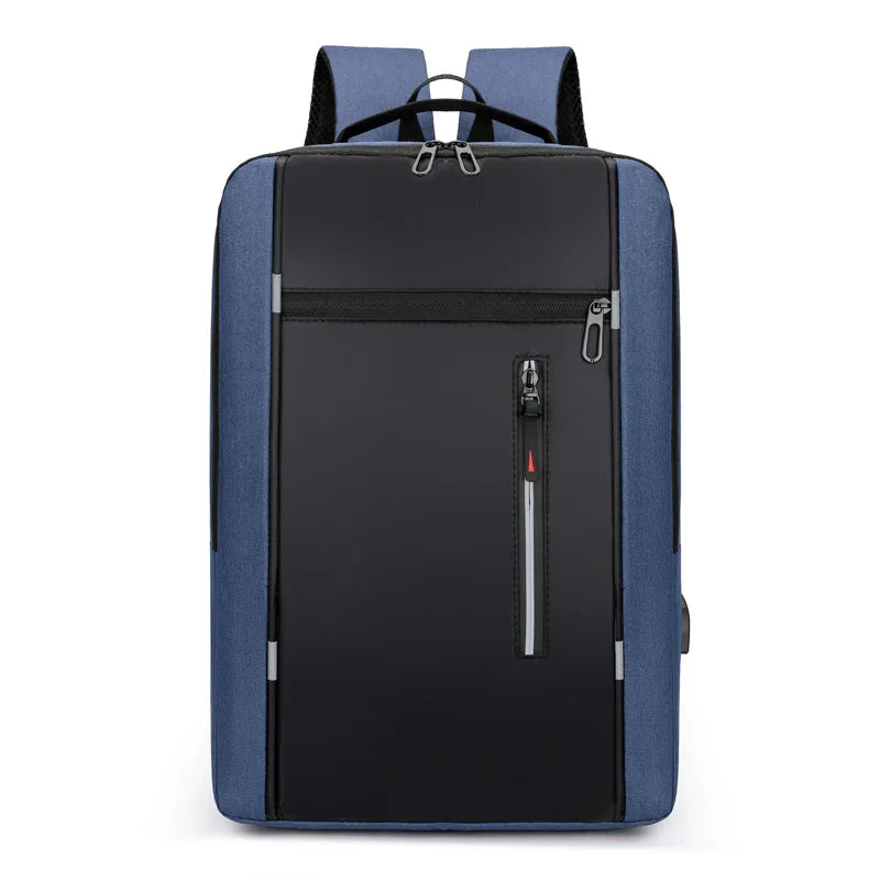 Mochila Executiva Luxo e Conforto - Notebook 15", Impermeável e Porta USB