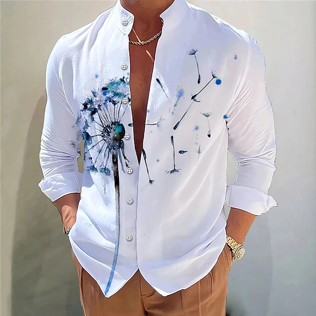 Camisa Floral 3D Masculina: Estilo e Conforto