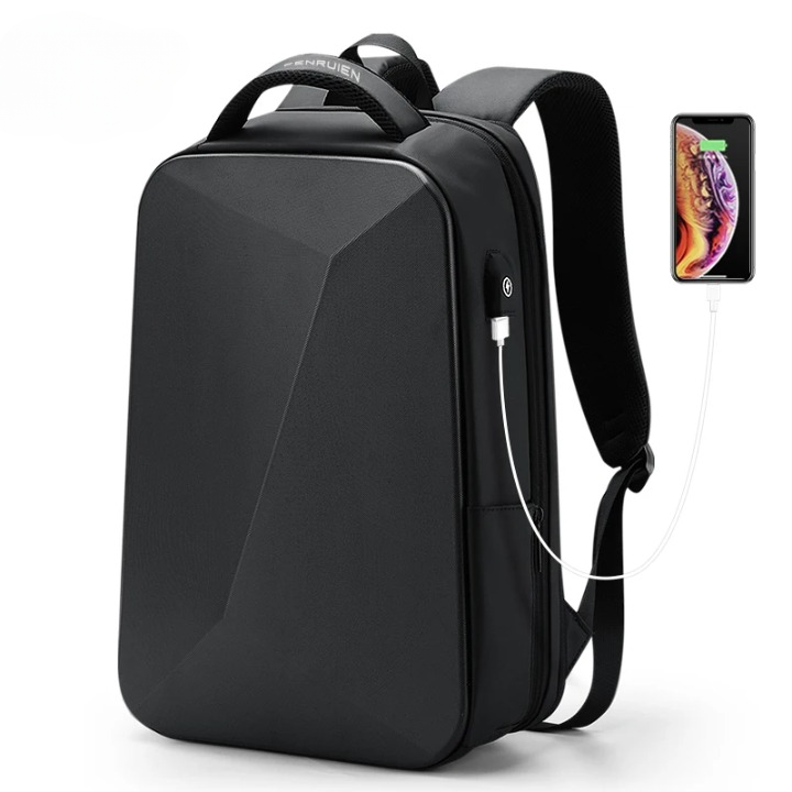 Mochila Executiva Luxo e Conforto - Notebook 14", Expansível, Impermeável e Porta USB