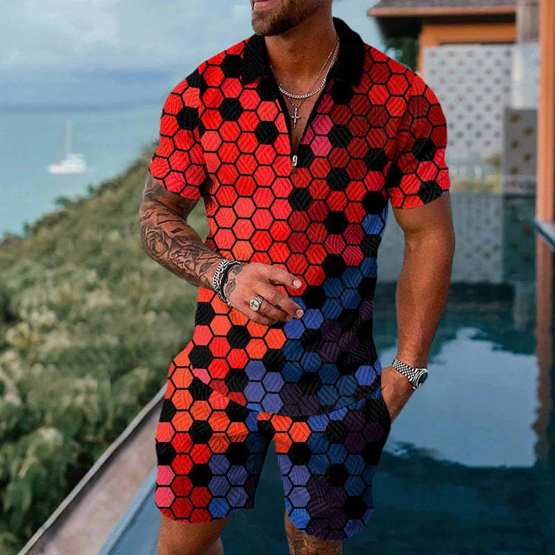 Conjunto Masculino Estampado: Estilo e Conforto